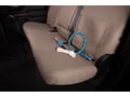 Picture of SeatSaver Custom Seat Cover - Polycotton - Taupe - w/60/40 Bench Seat - w/Adjustable Headrests - w/Center Shoulder Belt - w/Down Armrest/Cupholder - Crew Cab