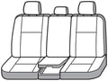 Picture of Precision Fit Seat Covers 1st Row - Regular cab with 40/20/40-split bench seat with adjustable headrests with center armrest with storage under center seat cushion with seat airbags
