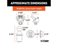 Picture of Curt OEM Puck System Gooseneck Kit - 38k Gross Trailer Weight - Requires Ram Puck System for Installation