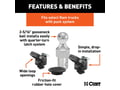 Picture of Curt OEM Puck System Gooseneck Kit - 38k Gross Trailer Weight - Requires Ram Puck System for Installation