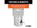 Picture of Curt OEM Puck System Gooseneck Kit - 38k Gross Trailer Weight - Requires Ram Puck System for Installation