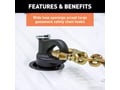 Picture of Curt OEM Puck System Gooseneck Safety Chain Anchors, 30K