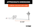 Picture of Curt Round Bar Weight Distribution Hitch w/Integrated Lubrication (10,000–14,000 lbs.)