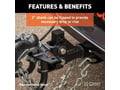 Picture of Curt Round Bar Weight Distribution Hitch w/Integrated Lubrication (10,000–14,000 lbs.)