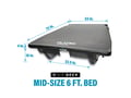 Picture of Flated Air-Deck Inflatable Raised Platform - Mid-Size - 6' Bed