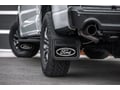 Picture of Truck Hardware Gatorback Black Wrap Ford Oval Plate Mud Flaps - Set of 4 - Fits 2021-2026 Ford F-150