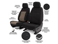 Picture of Covercraft Endura PrecisionFit Custom Front Row Seat Covers - Charcoal/Silver