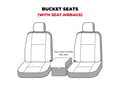 Picture of Seat Saver 1st Row - With bucket seats with adjustable headrests with seat airbags
