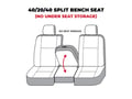 Picture of SeatSaver Custom Seat Cover - Polycotton - Beige/Tan - w/40/20/40 Bench Seat - w/Adj. Headrest - w/Fold Down Console - Crew Cab - Regular Cab