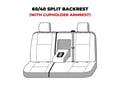 Picture of Covercraft Carhartt Super Dux SeatSaver Second Row Custom Seat Cover - Gravel