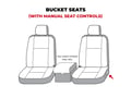Picture of Covercraft Carhartt Super Dux SeatSaver Front Row Custom Seat Cover - Gravel