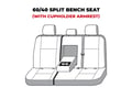 Picture of Covercraft Carhartt Super Dux SeatSaver Second Row Custom Seat Cover - Gravel