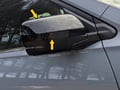 Picture of QAA Gloss Black ABS plastic Mirror Cover - 2 Piece - Fits 2023-2026 Honda Pilot