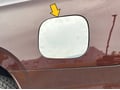Picture of QAA Stainless Steel Gas Cap Door Trim 1 Piece - Fits 2021-2026 Cadillac Escalade