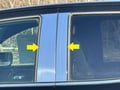 Picture of QAA Stainless Steel Pillar Trim - 4 Piece - Fits 2023-2026 Chevrolet Colorado PP63151