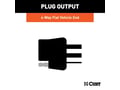 Picture of Curt Custom Wiring Harness - 4-Way - Flat Output