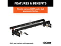 Picture of Curt Double Lock Gooseneck Installation Brackets