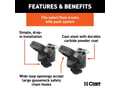 Picture of Curt OEM Puck System Gooseneck Safety Chain Anchors, 38K
