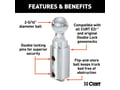 Picture of Curt Replacement Double Lock Gooseneck Ball, 30,000 lbs, 2-5/16