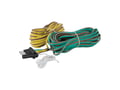 Picture of Curt 4-Way Flat Connector for Rewiring Trailer - Includes 20' Wires (Packaged)