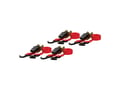Picture of Curt 16' Red Cargo Straps With S-Hooks (500 lbs - 4-Pack)