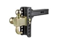 Picture of CURT 45904 Adjustable Channel Mount with Hook & Step Dual-Ball - 2