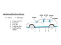Picture of QAA Stainless Steel Pillar Trim - 10 Piece - Fits 2020-2026 Volkswagen Atlas Cross Sport PP70643