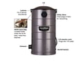 Picture of VacuMaid PRO Wall Mounted Garage Vacuum - 7 Gallon/50' Hose