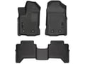 Picture of Husky Weatherbeater Front & 2nd Row Floor Liners - Black