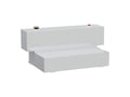 Picture of UWS 100-Gallon Bright Aluminum L-Shape Transfer Tank - Hammerhead Style
