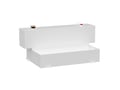 Picture of UWS 100-Gallon L-Shape Steel Transfer Tank - White Hammerhead Style