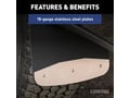 Picture of Luverne Textured Rubber Mud Guards - Black - Rear - 12