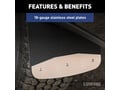 Picture of Luverne Textured Rubber Mud Guards - Black - Rear - 12