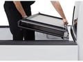Picture of LOMAX Professional Series Folding Hard Tonneau Cover - 5' Bed - Urethane Diamond Plate