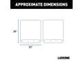 Picture of Luverne Textured - Rubber Mud Guards - Black - 20