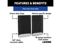 Picture of Luverne Textured - Rubber Mud Guards - Black - 20