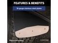 Picture of Luverne Textured Rubber Mud Guards - Black - Rear Dual Wheel - 20