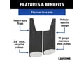 Picture of Luverne Textured Rubber Mud Guards - Black - Rear - 12