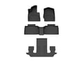 Picture of WeatherTech FloorLiners HP - Complete Set (1st, 2nd, & 3rd Row) - Black