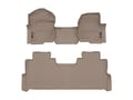 Picture of WeatherTech FloorLiners  - 1st Row Over-The-Hump & 2nd Row - Tan