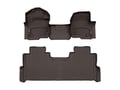 Picture of WeatherTech FloorLiners  - 1st Row Over-The-Hump & 2nd Row - Cocoa