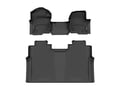 Picture of WeatherTech FloorLiners  - 1st Row Over-The-Hump & 2nd Row - Black
