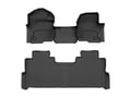 Picture of WeatherTech FloorLiners  - 1st Row Over-The-Hump & 2nd Row - Black
