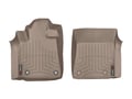 Picture of WeatherTech FloorLiners - Tan - Front - 2 Piece