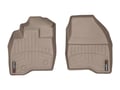 Picture of WeatherTech FloorLiners - Tan - Front - 2 Piece