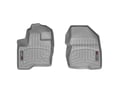 Picture of WeatherTech FloorLiners - Gray - Front - 2 Piece