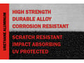 Picture of LOMAX Folding Hard Tonneau Cover - 5' Bed - Urethane Aluminum Finish