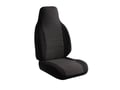 Picture of Fia Oe Custom Seat Cover - Tweed - Charcoal - Rear - Split Seat 60/40 - Adjustable Headrests - Armrest w/Cup Holder - Incl. Head Rest Cover