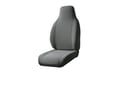Picture of Fia Seat Protector Custom Seat Cover - Poly-Cotton - Gray - Front - Split Seat 40/20/40 - Adj. Headrests - Airbag - Armrest/Storage w/Cup Holder - Cushion Storage - Incl. Head Rest Cover