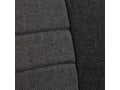 Picture of Fia Oe Custom Seat Cover - Tweed - Front - Charcoal - Bucket Seats w/Non-Removable/Adjustable Headrests And Side Air Bags